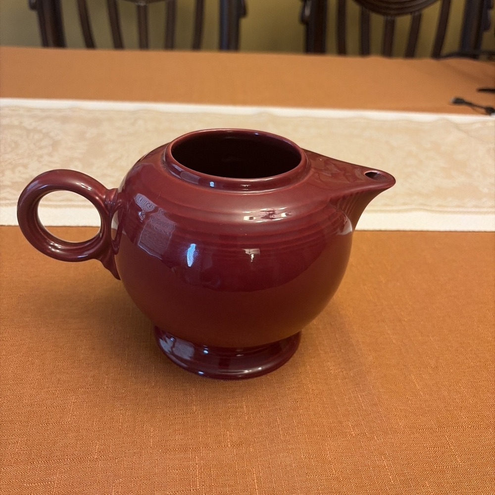 Fiesta Dinnerware 2 Cup Teapot Cinnabar Small Retired Color And Piece